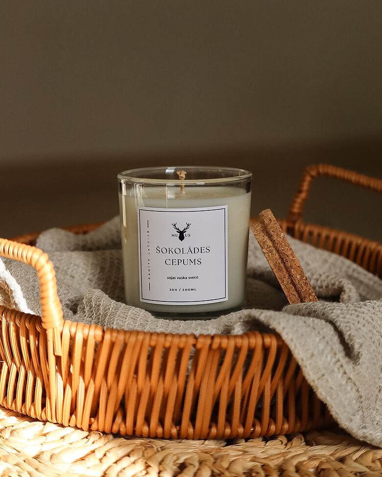 Aromatic soy wax candle Chocolate Cookie