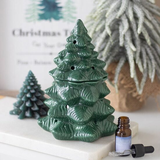 Wax burner ''Green Christmas tree'' presale
