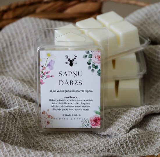 Aromātisks, kausējams vasks Sapņu Dārzs