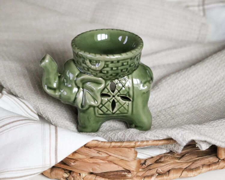 Wax burner Green Elephant